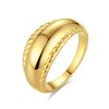 YeGieonr Gold Rings for Women Trendy Non-tarnish Chunky Gold Plated