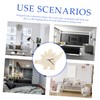 Operitacx Dinosaur Decorative Wall Clock Silent Alarm Clock for Bedroom