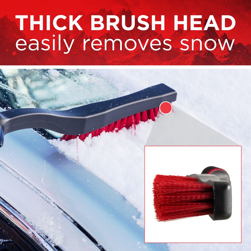 Mallory 532 Cool-Force 26” Snowbrush with Ice Scraper for Cars,
