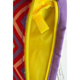 CLINIQUE  Print Cosmetic Makeup Bag  Zipper Pouch 9"x4.5"x2.5"NE