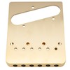 Musiclily Ultra 2-1/8 inch Brass Heavy Duty Asymmetric Telecaster Bridge