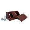 Pack of 20 Shelf Brackets, Brown, 44 x 20 x