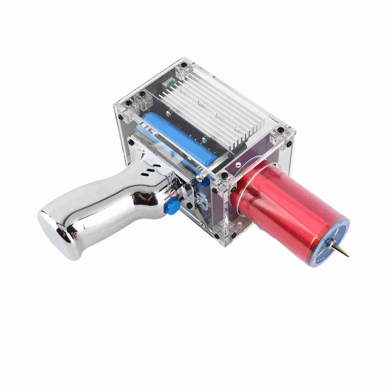 Arc Coil Handheld Portable Beautiful Artificial Lightning Generator 13cm Adjustable