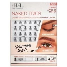 Ardell Naked Lashes Trios Kit, 32 Trios, 1 pack