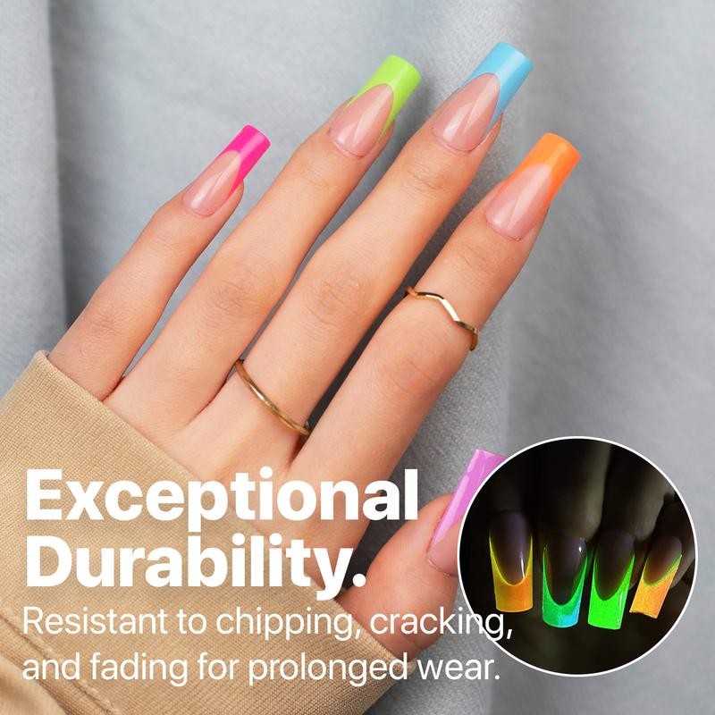 SXC Cosmetics X-Pro Tips French Tip Press On Nails -