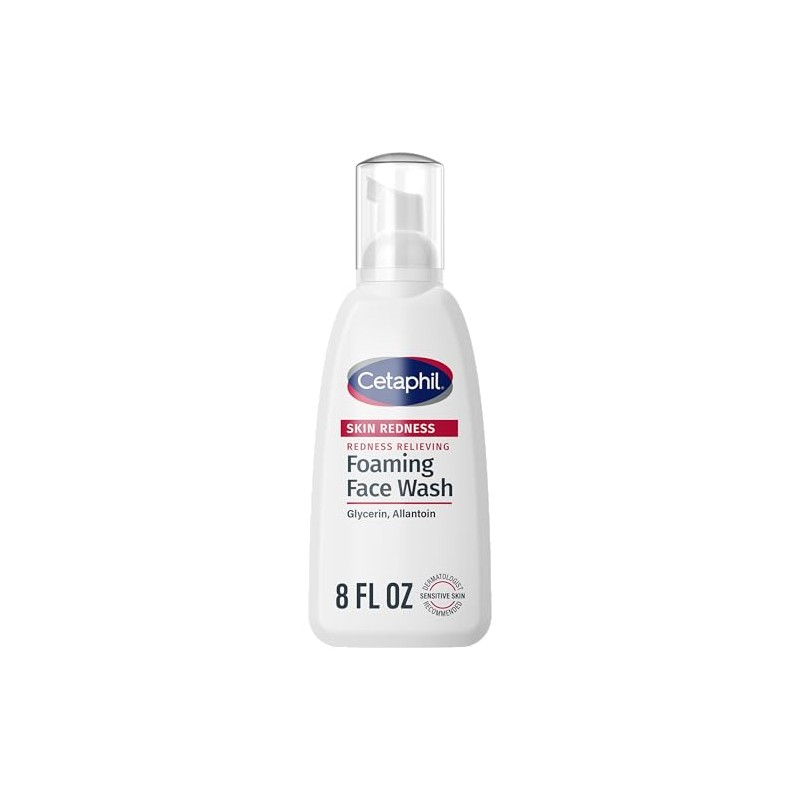 Cetaphil Redness Control Daily Foaming Face Wash, 8.0 Fluid Ounce
