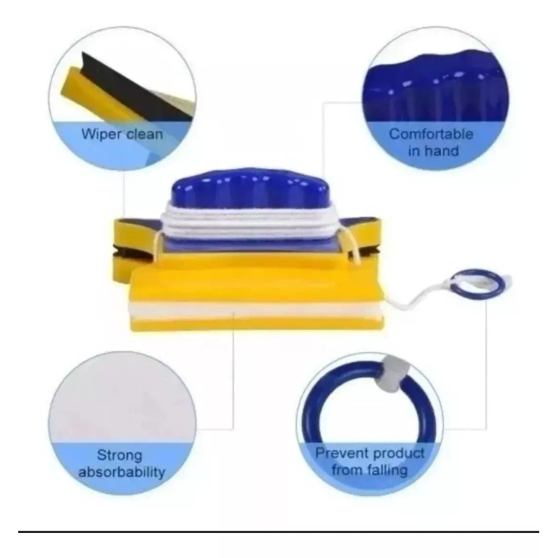 Cuher Trapeador C/cubeta Exprimidor + Limpiador Ventana Magnetico