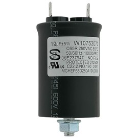 W11662065 W10753070 Capacitor C65R 19uF 250VAC Compatible with Maytag Kenmore KitchenAid Dishwasher, Replaces 4979039, AP7211137, PS16875933, EAP16875933