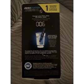 ZeroWater Zero Water Filter Replacement 5 Stage for Pitchers and Dispensers ZR-001-06 New