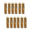 Luz María-Paquete de 12 Mini cirios de "La Virgen de