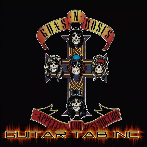Guns N Roses Digital Guitar Tab APPETITE FOR DESTRUCTION Lessons