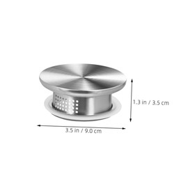 ULTECHNOVO 3pcs Stainless Steel Carafe Lids Only for Hot Cold Beverages Pitcher Stoppers with Dual Function Design Versatile Kitchen Accessory for Tea Water Jugs