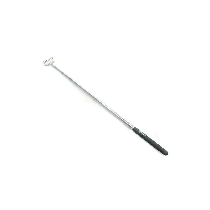 Max Force Metal Telescoping Pocket Back Scratcher with Black Grip