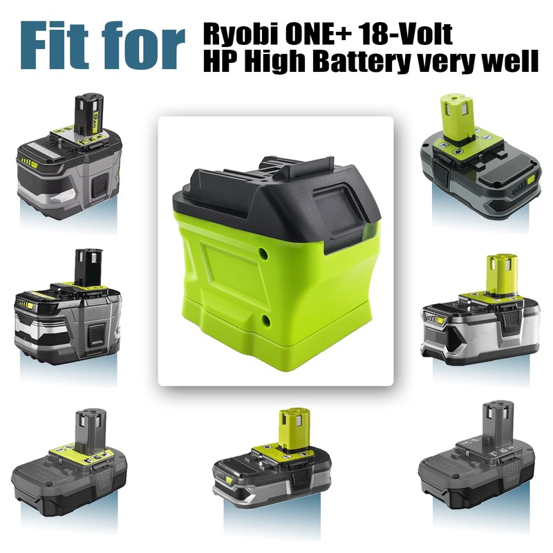 ZDTZ Battery Adapter for Ryobi 18V to for Makita BL18