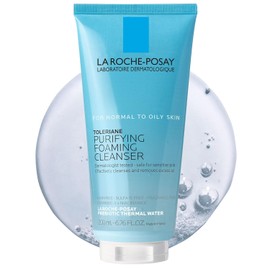 La Roche-Posay Toleriane Purifying Foaming Facial Cleanser, Face Wash for Oily Skin and Normal Skin with Niacinamide, Wonâ€™t Dry Out Skin, Soap Free, Fragrance Free