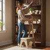 Heavy Duty Kitchen Step Stool with Handle, Besuerte Vintage Step