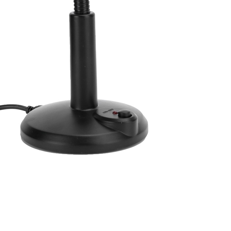 USB Microphone Adjustable Hose Desktop Computer PC Live Broadcast Business