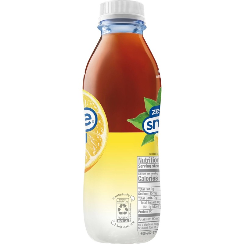 Snapple Zero Sugar Lemon Tea 16oz Pack of 12 Low
