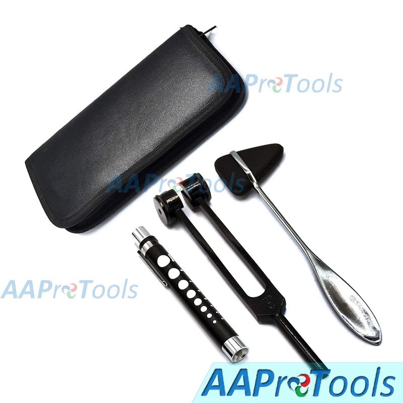 AAProTools School Starter Pack W/Tuning Fork, Reflex Hammer, Pen Light,