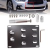 ANTUKO Front Bumpe License Plate Tow Hook Mount Bracket Replacement