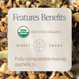 Rishi Tea Herbal Tea, Masala Chai, 15 Count (Pack of 6)