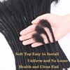 4 inch 0.4cm Thickness Loc Extensions Human Hair 100 Strands
