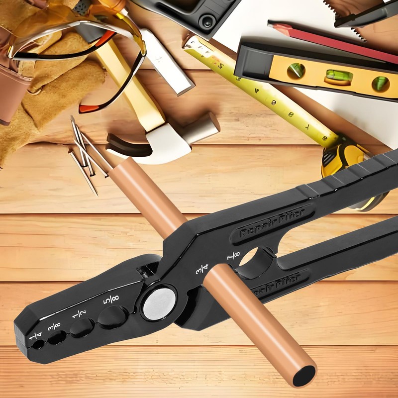 Manual Copper Tube Rounder 6 Hole Pipe Bender Tool -