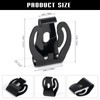 4Pcs Windshield Wiper Arm Pivot Adapter Connecting Arm Clip Replace