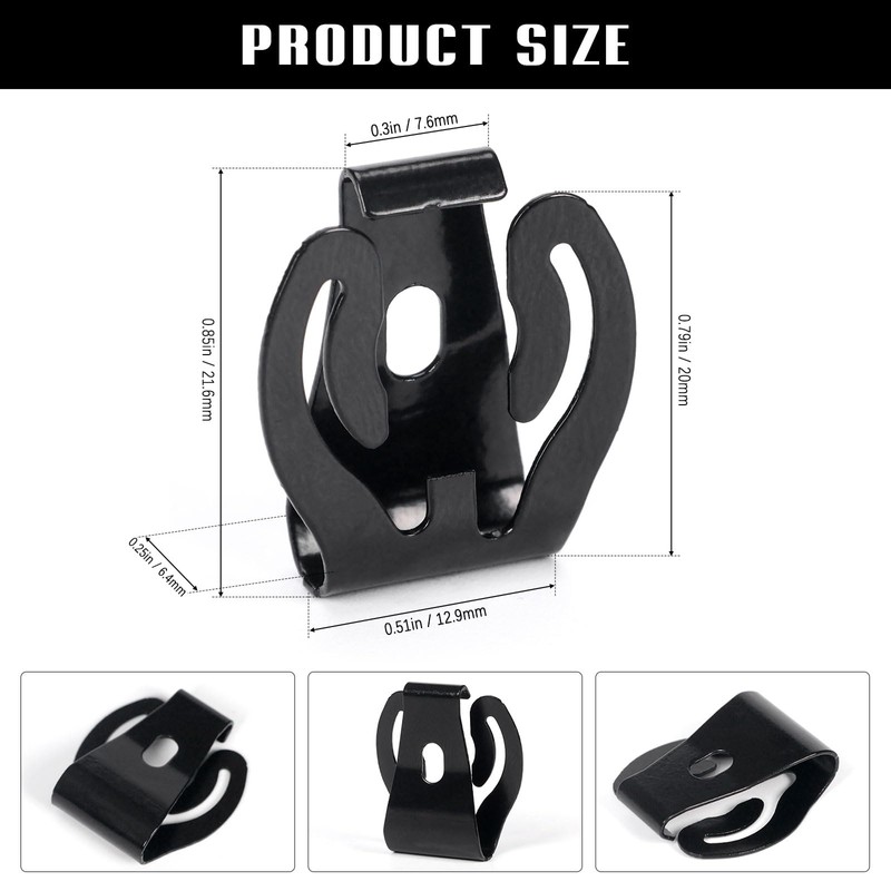 4Pcs Windshield Wiper Arm Pivot Adapter Connecting Arm Clip Replace