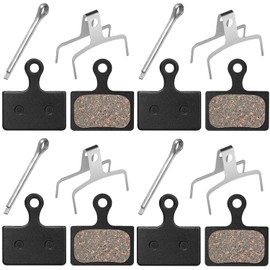 4 Pairs Bike Brake Pads, Disc Brake Pads, Bike Brake Pads Set, Ceramic Bicycle Disc Brake Pads Fit for Shimano TRP Tektro and Replacement Other Same Design Bicycle Disc Brake Pads