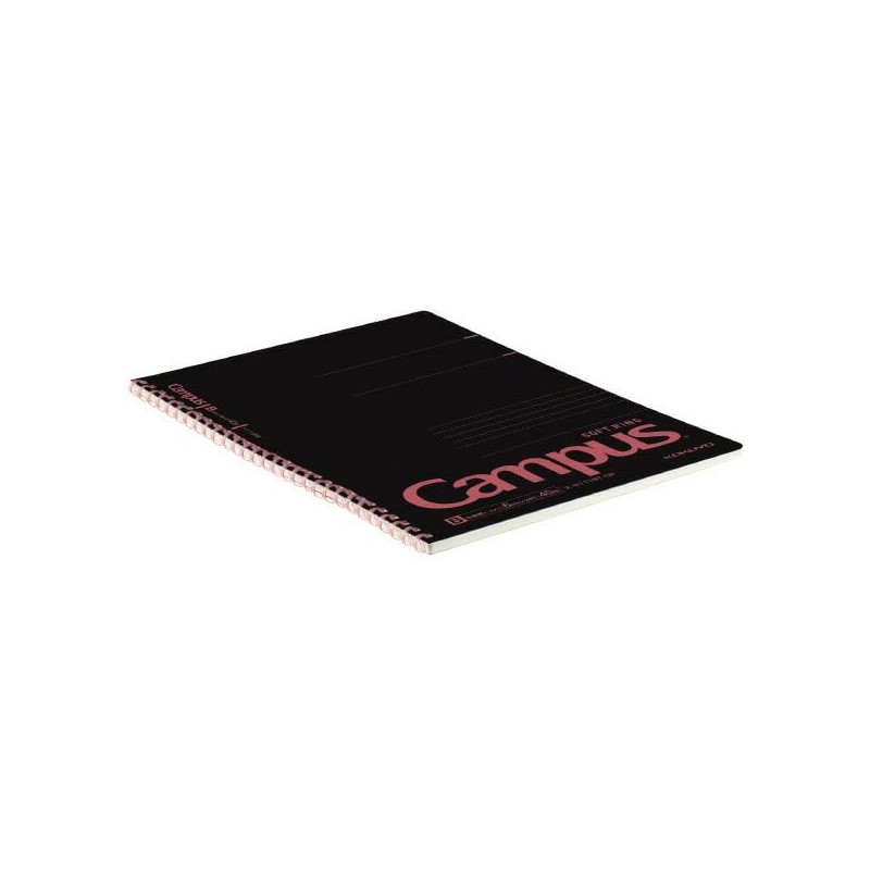 Kokuyo S111BT-DR Campus Soft Ring Notebook, Semi-B5, Dotted B Ruled,