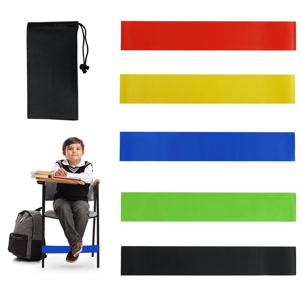 Pack of 5 Stretchy Chair Bands for Children with ADHD