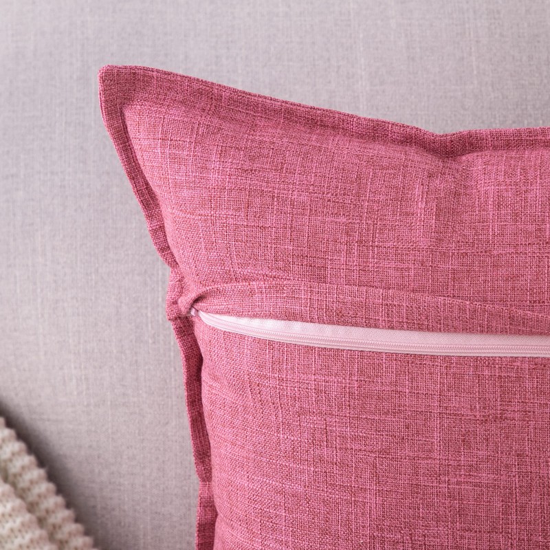 Madizz Set of 2 Linen Cushion Covers 24x24 inch, 60x60