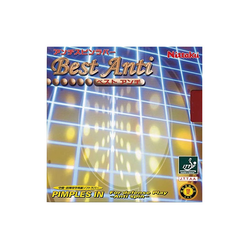 NITTAKU Best Anti Rubber Rubber 2.0 mm Black