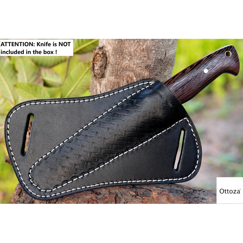Ottoza Leather Knife Sheaths for Fixed Blade Knives, RIGHT HAND