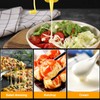 Doryum 3 Pack Plastic Squeeze Bottle, Condiment Squeeze Bottles with