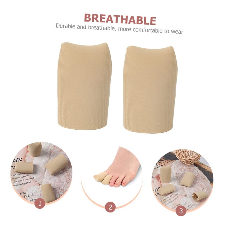 Ipetboom Toe 2pcs Elastic Toe Protective Sleeves for Women Vents