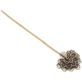 KOMBIUDA Peacock Design Copper Cigar Draw Enhancer Tool Durable Cigar Punch Needle Practical Smoking Accessory for Enthusiasts for All Brands