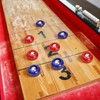 TOPZEA 32 Pieces Mini Shuffleboard Replacement Pucks, Shuffleboard Rollers Set