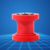 Universal Pulley Tensioner, 8mm ID Chain Roller Tensioner Guide Wheel,