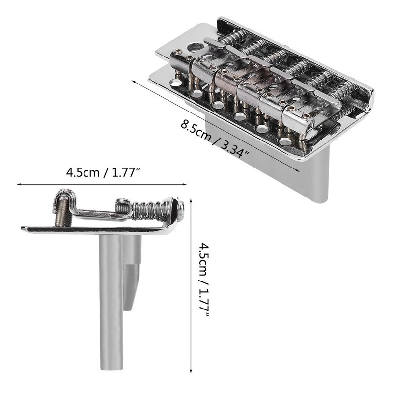 Guitar Tremolo Bridge, Zinc Alloy 6 String Electric Guitar Tremolo