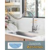 WOWOW Kitchen Faucet with Sprayer, Kitchen Sink Faucet, SUS 304