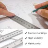 Stainless Steel Ruler, Metal Rule Precision Rule Kit Straight Edge