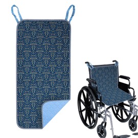 JFHNMLW Waterproof Highly Absorbent Incontinence Wheelchair Pads for Elderly (Dark Blue)