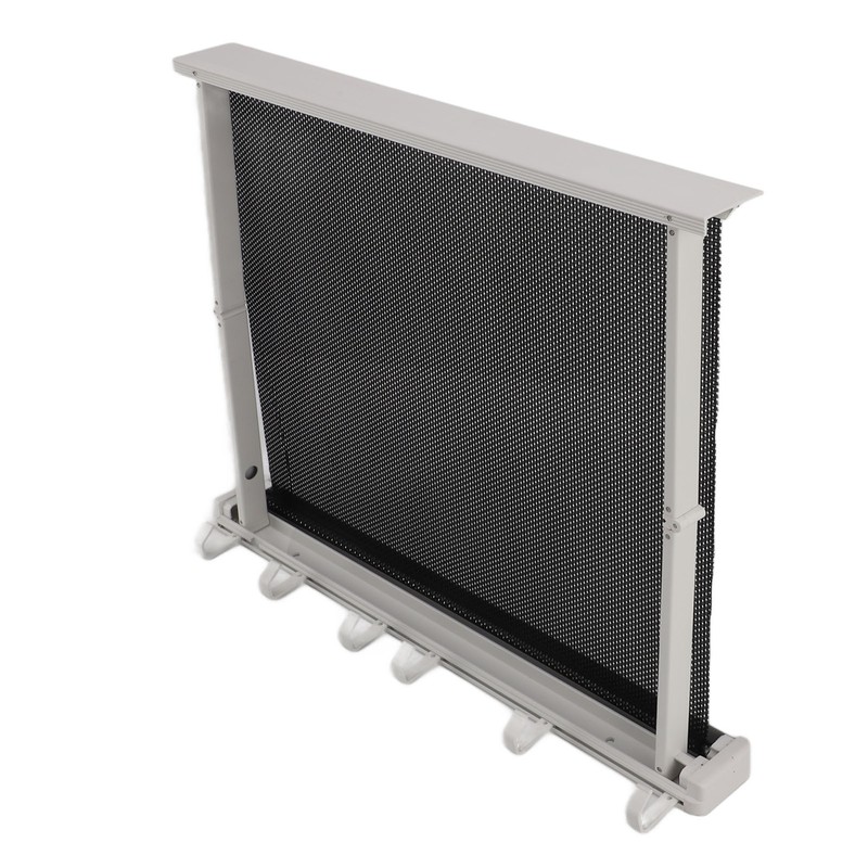 Retractable Clothes Drying Rack with Template Wall Mount Mesh Breathable