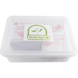 Rudavlies Sterile Plaster Set by Nobamed Including Medi-Inn Storage Box (100 Pieces 7 x 5 cm + 50 Pieces 10 x 8 cm)