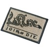 Join Or Die Tactical Embroidered Morale Applique Fastener Hook&Loop Patch