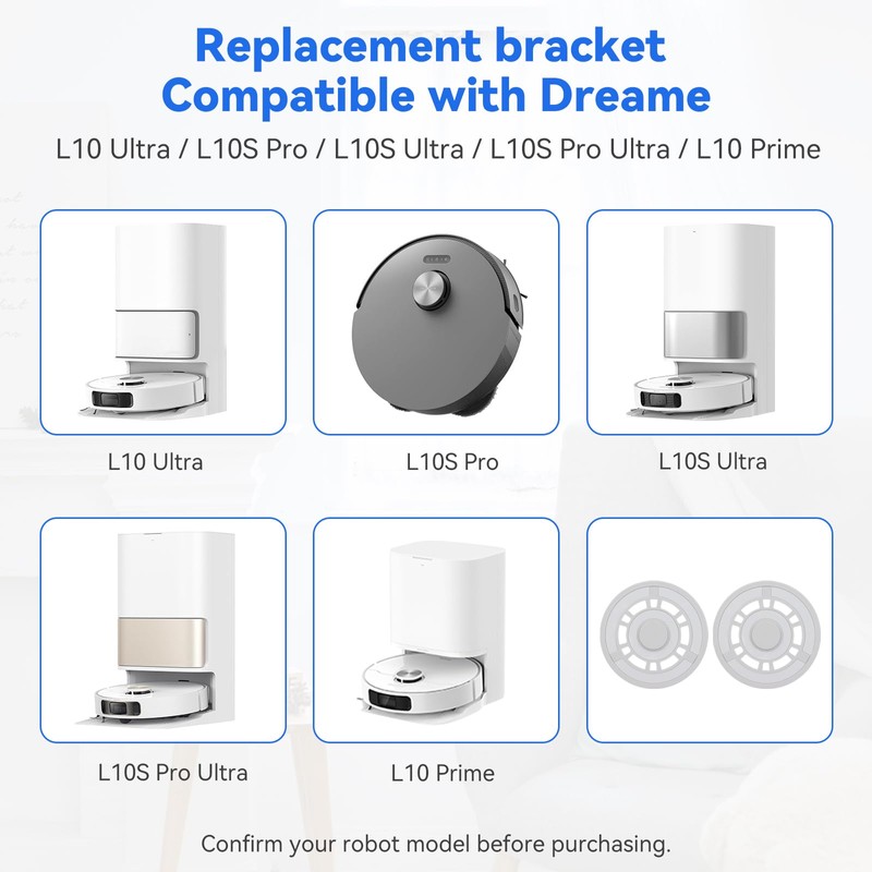 Mop Pad Plate Accessories for Roborock Q Revo, Qrevo MaxV,