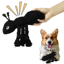Aqezd ant Plush Dog Toys Which Puppy Stuffing and Ant Scream，Boring Interactive for Separation Anxiety Suitable for Small and Medium Dogs to Chew and Play (Ant)