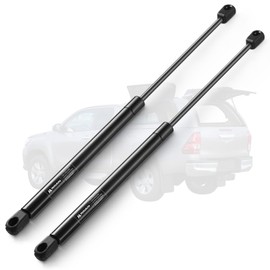 HelloAuto C1609209 16 inch 38Lb/169N Gas Struts 16 in Shocks Lift Support Spring for Topper Rear Window Truck Cap Camper Shell Canopy Snugtop are Leer are ATC Camper, Set of 2